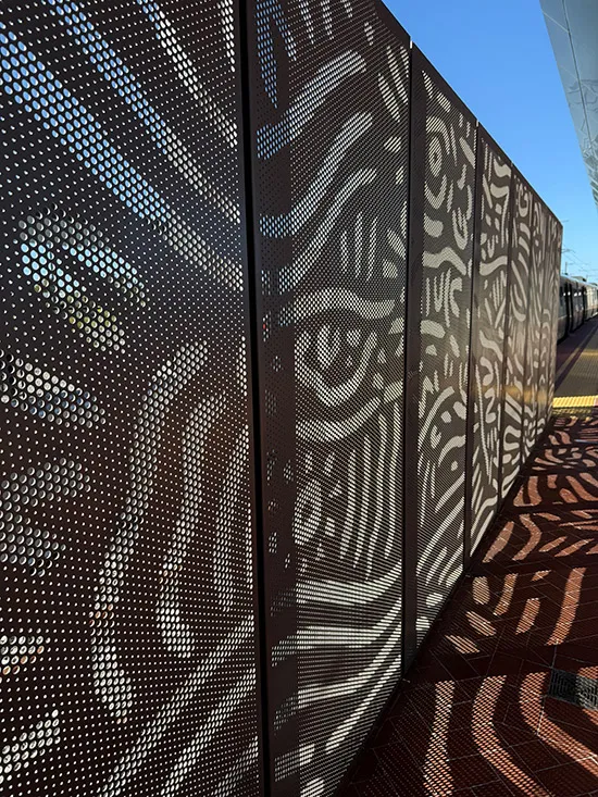 Perforated Metal for Curtain Wall Facade