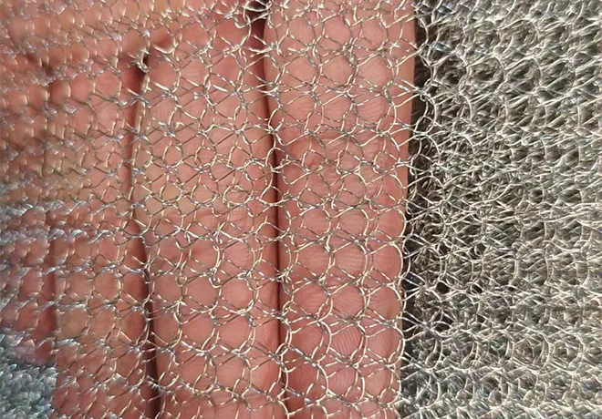 stainless steel knitted wire mesh