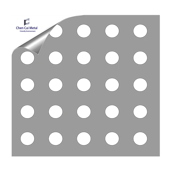 Round One Way Perforated Sheet