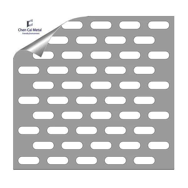 Slot 45° Perforated Sheet