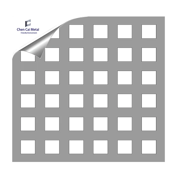 Square One Way Perforated Sheet