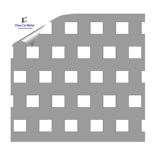 Staggered Square Perforated Sheet