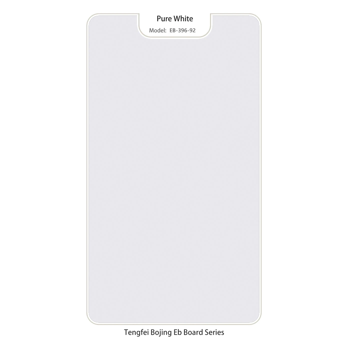 Tengfei Platinum EB Particle High-Gloss Panels - Pure white