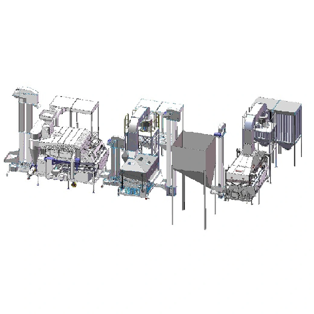 Grains Cleaning Processing Line