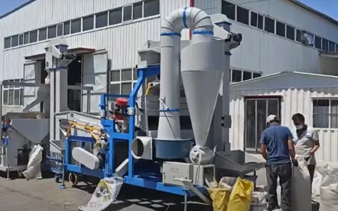 5XFZ-25SC Air Screen Cleaner with Gravity Table & 5QSC-10 Destoner – The Ultimate Sesame Cleaning Solution