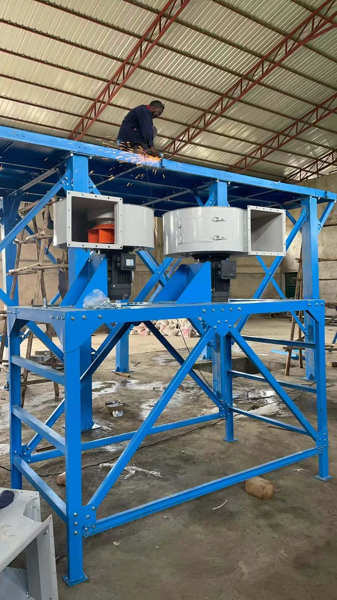 A sesame and bean production line is being installed in Ethiopia.