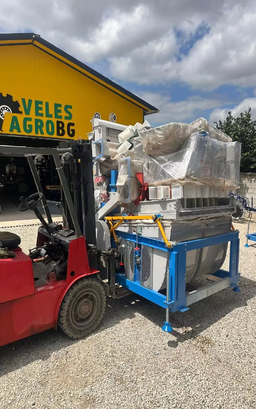 Wheat cleaning machines successfully exported to Bulgaria.
