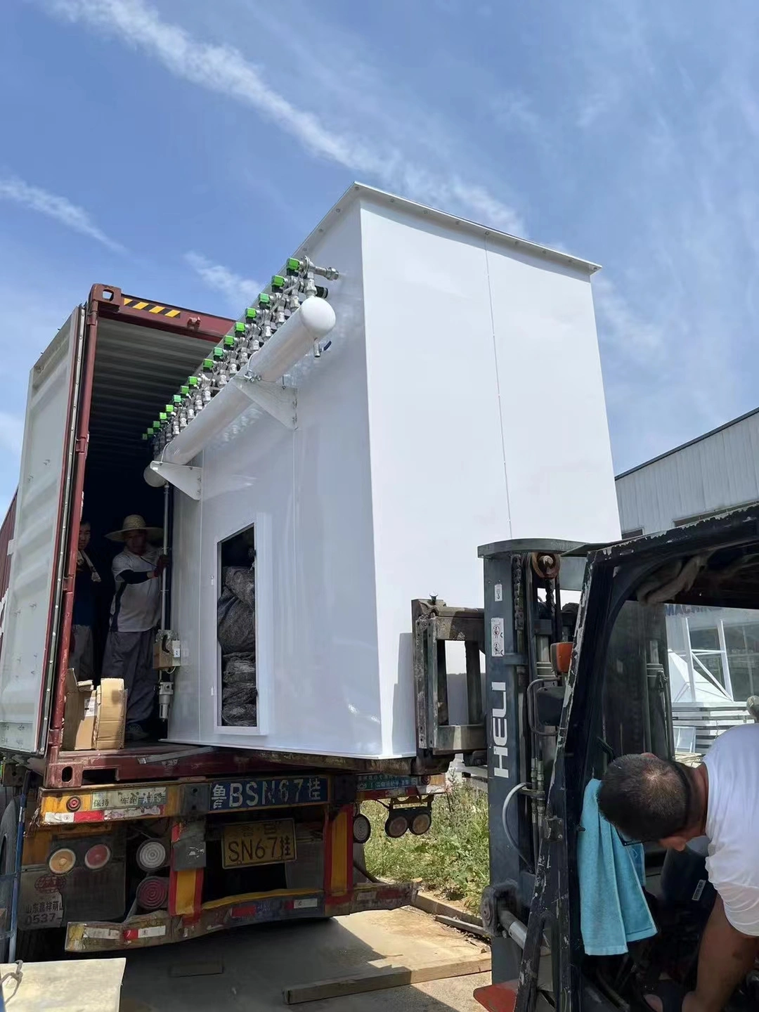 Beibu machinery bean production line shipped to Africa！