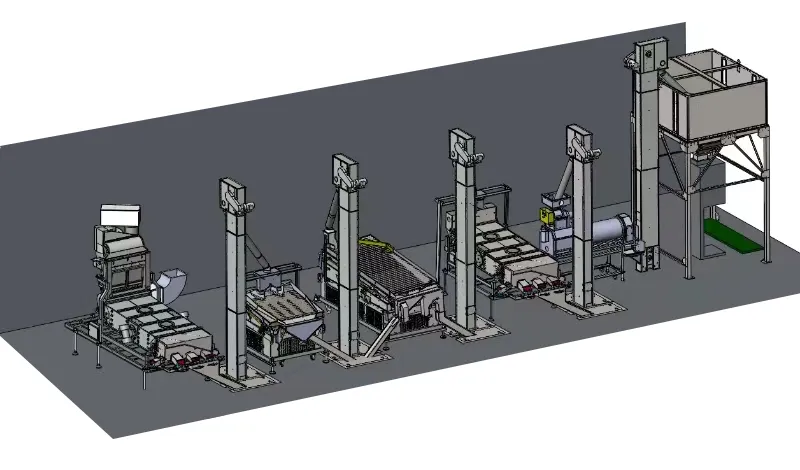 seed cleaning processing plant