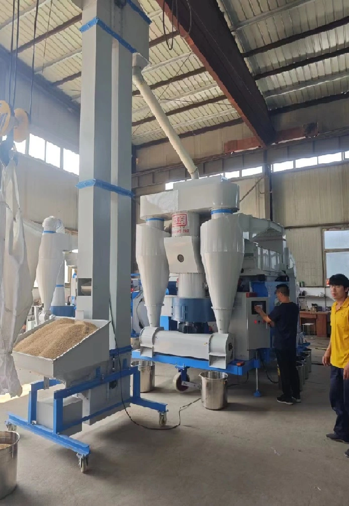 The latest sesame cleaning machine experiment