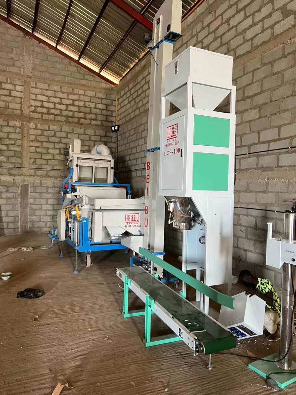 New Installed Sesame Cleaning Machine in Nigeria