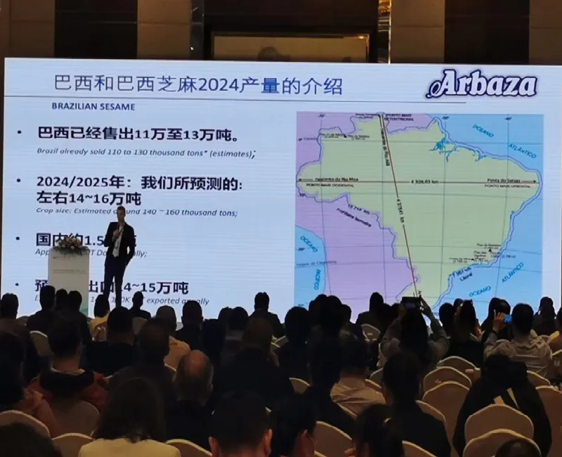 China is about to develop sesame market in Brazil