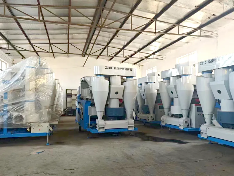 grains cleaning machine stock