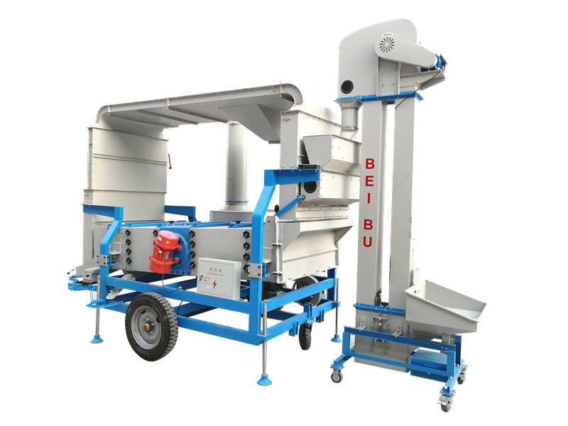 Popular Double Air Screen Cleaner Sesame Cleaning Machine-Hebei Beibu Machinery Technology Co.,LTD