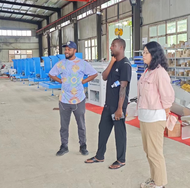 A visit from Africa - Sesame processing