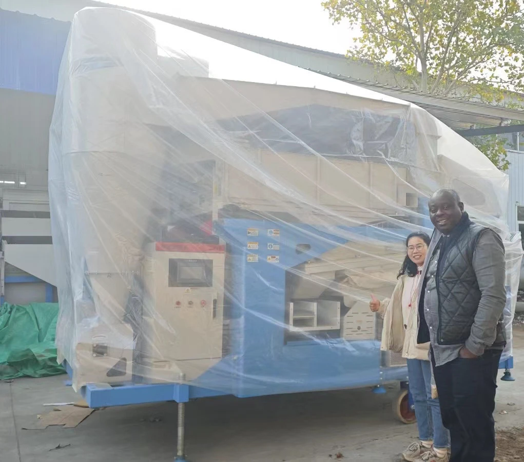 Welcome Client's visiting for Sesame Cleaning Machine-Hebei Beibu Machinery Technology Co.,LTD