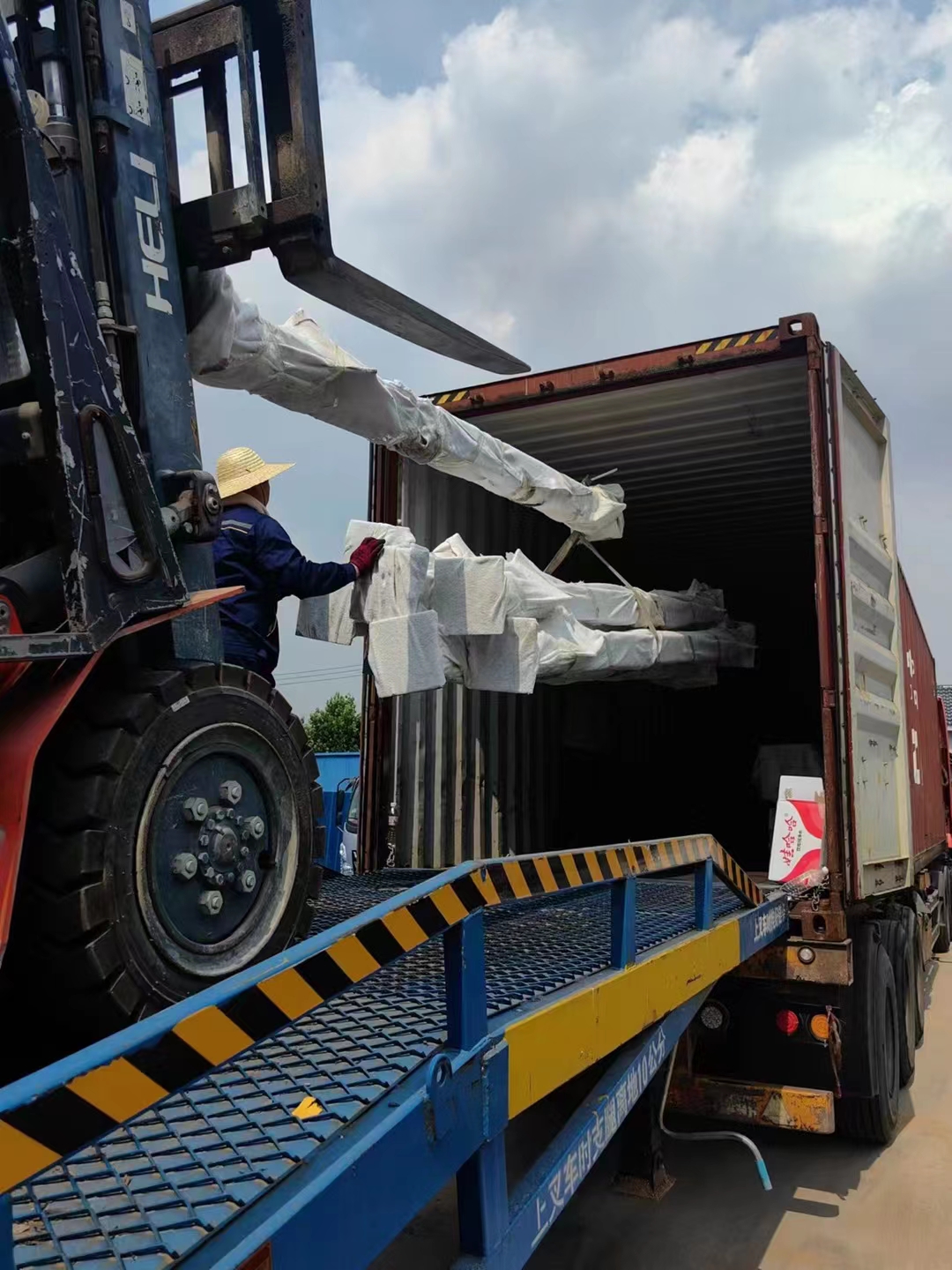 Beibu machinery bean production line shipped to Africa！