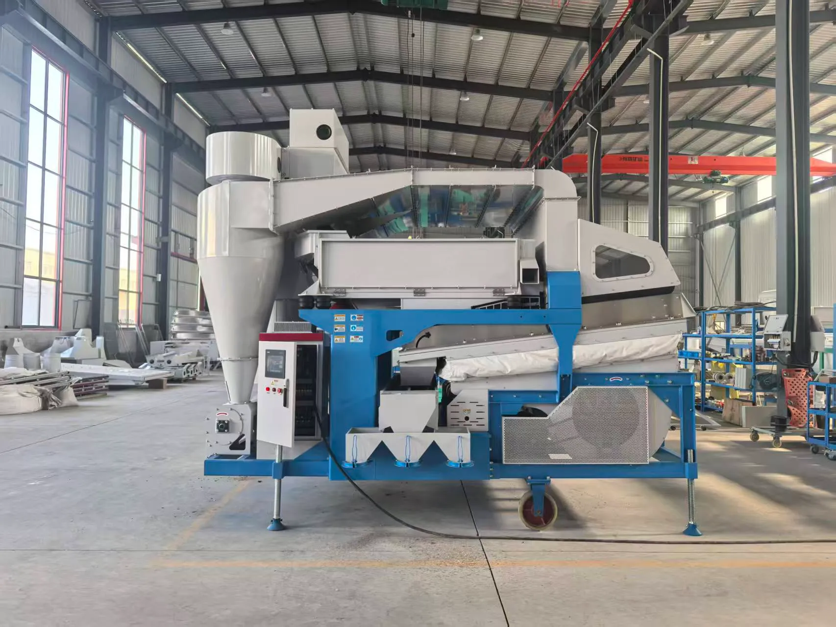 Z310 PLC Control Intelligent Combined Cleaner for Grain Seeds and Spices-Hebei Beibu Machinery Technology Co.,LTD