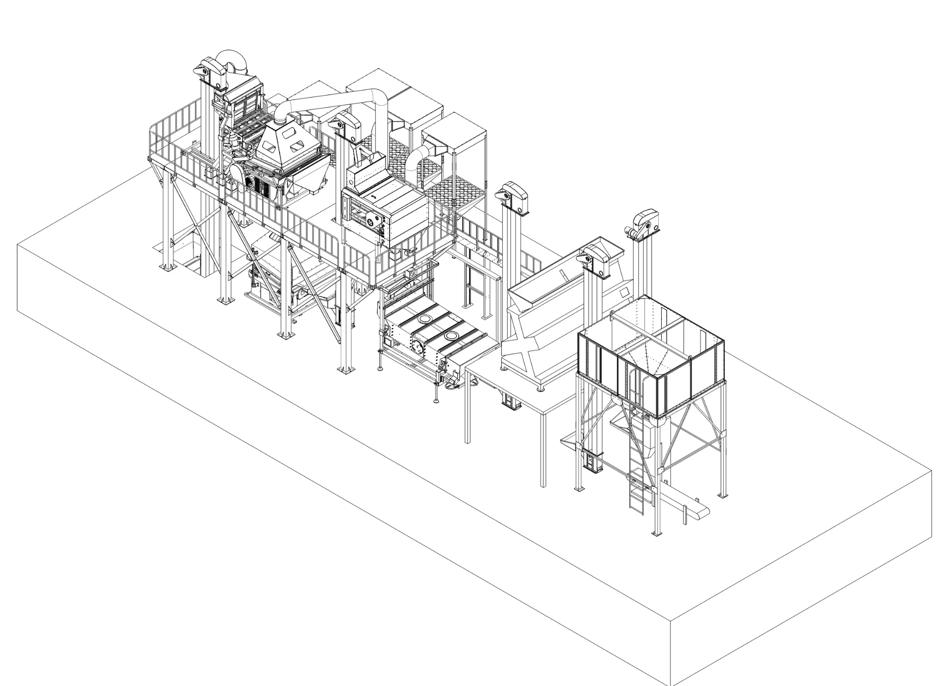 Sesame and Beans Cleaning Processing Line to Ethiopia-Hebei Beibu Machinery Technology Co.,LTD