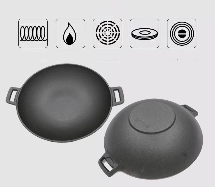 cast iron wok