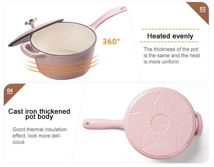 18cm cast iron casserole dish