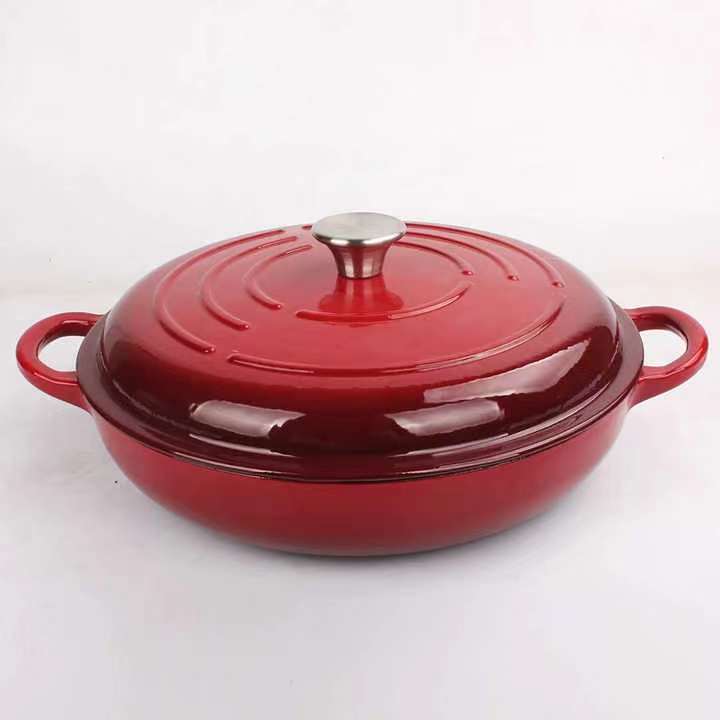 Best Selling Enamel Cast Iron Stew Pot | Colorful Non-Stick Casserole