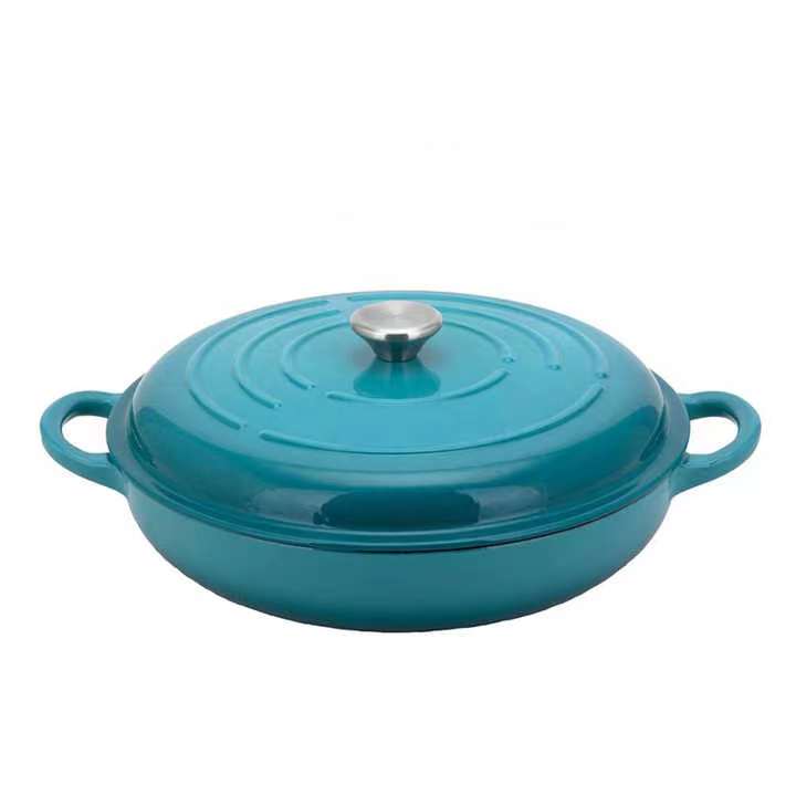 Best Selling Enamel Cast Iron Stew Pot | Colorful Non-Stick Casserole