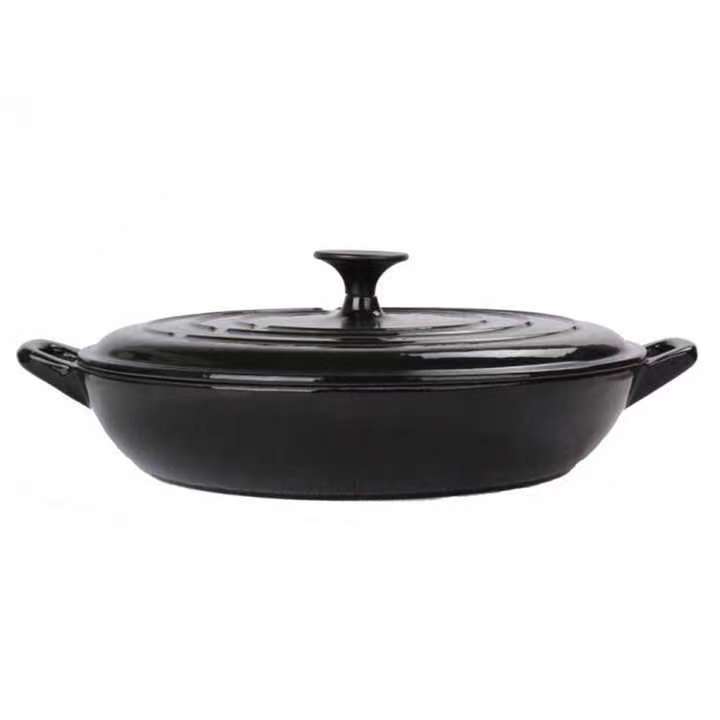 Best Selling Enamel Cast Iron Stew Pot | Colorful Non-Stick Casserole