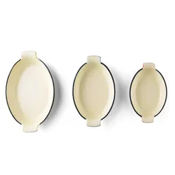 High Quality Pre-Seasoned Cast Iron Enamel Fish Baking Pan