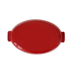 Pre-Seasoned Cast Iron Enamel Fish Baking Dish Pan Even Heat