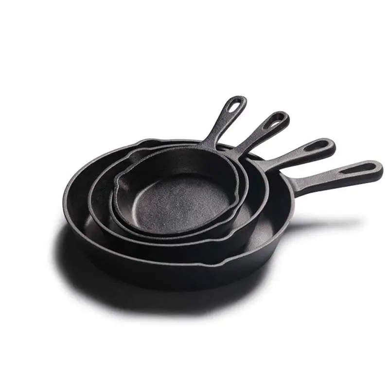 Pre-Seasoned Cast Iron Skillet, Non Stick Egg Pan Oven Safe