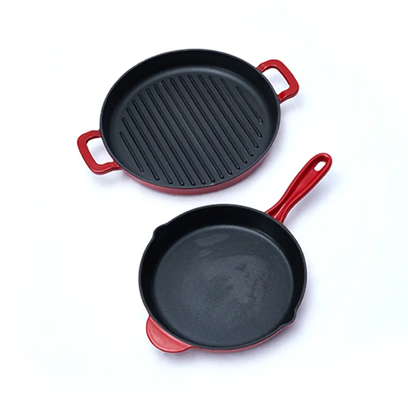 Non Stick Enamel Cast Iron Cookware Cooking Pots And Pans