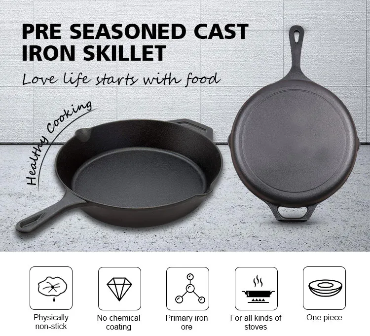types of iron cookware