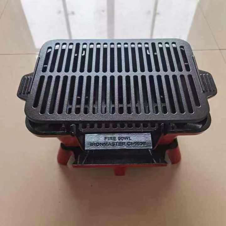 Cast Iron Camping Carbon Stove: Portable Outdoor Mini BBQ Grill