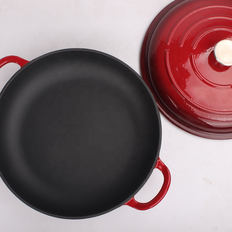 Wholesale OEM ODM Enamel Cast Iron Stew Pot & Casserole Dish