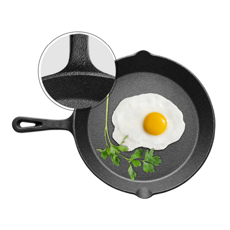 Premium Low Price Cast Iron Pre-Seasoned Coated Skillet