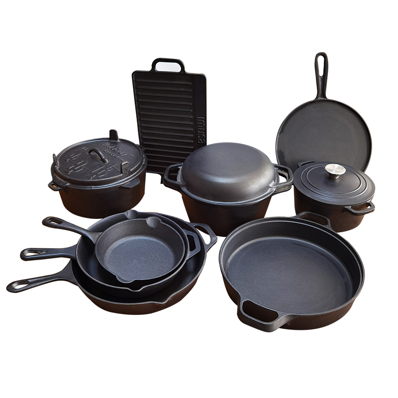 Low MOQ China Quality Set Cast Iron Cookware