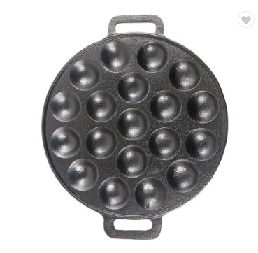 Factory Price: 19-Hole Pre-Seasoned Cast Iron Nonstick Cake Pan