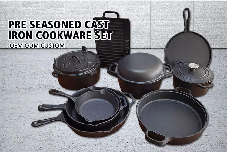 About pre-sensoned cast iron kitchenware