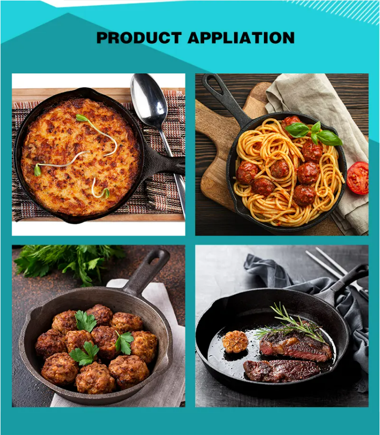 black iron frying pan