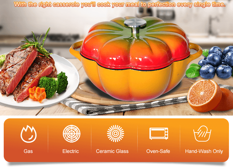 Enamel iron pot –one love for kitchenware