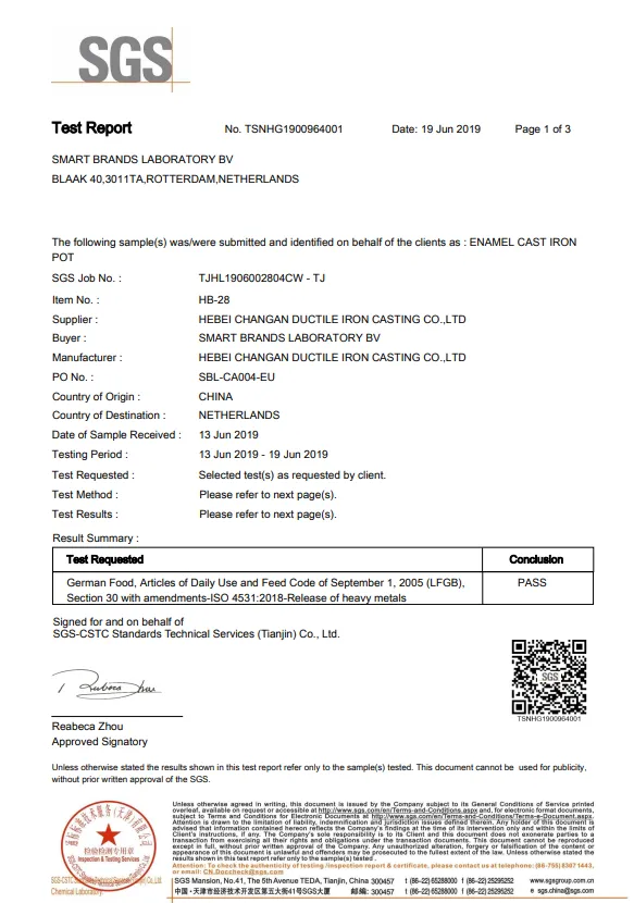 cast iron cookware manufacturer