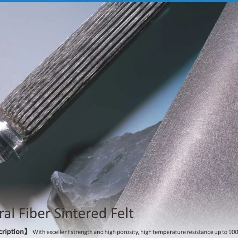 Fecral Fiber Sintrattu Huopa Fecral Fiber Sintered Felt