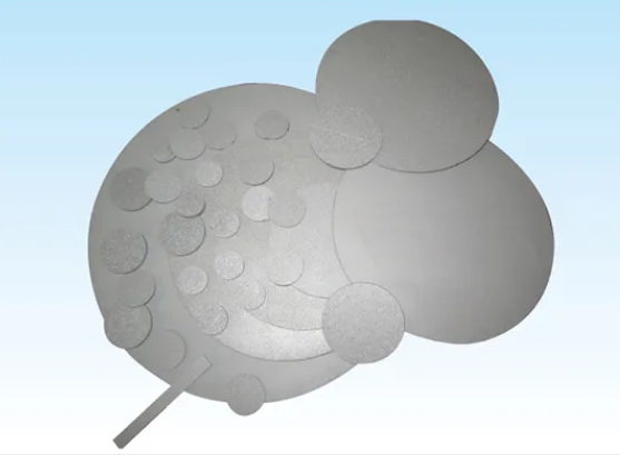 Titanium porous filters are easily cleanable