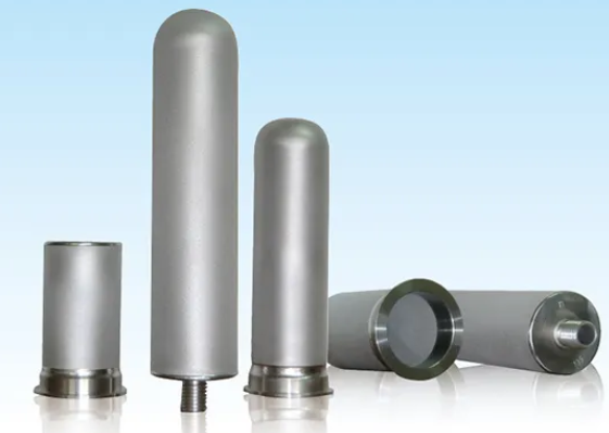 Titanium porous filters are easily cleanable
