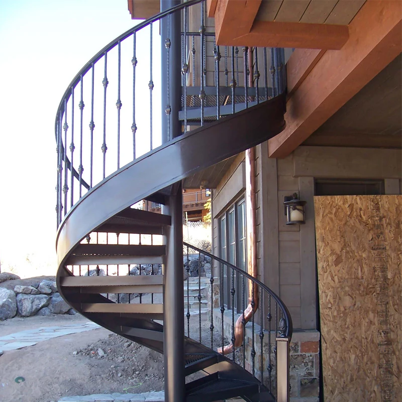 Wrought Lron Spiral Stair