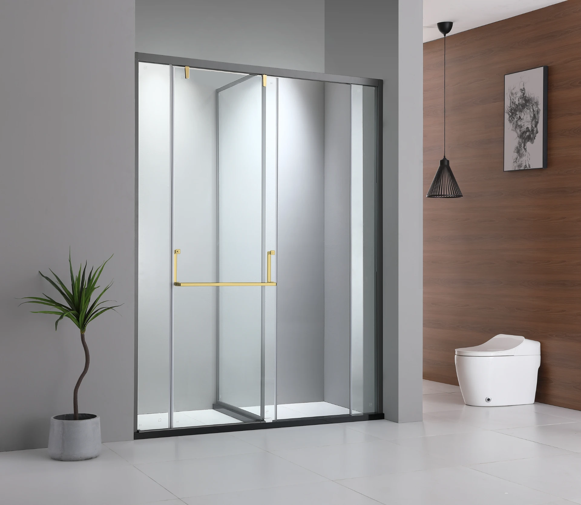 Up And Down Rotating Shafts Glass Double Door Hinges Shower Doors