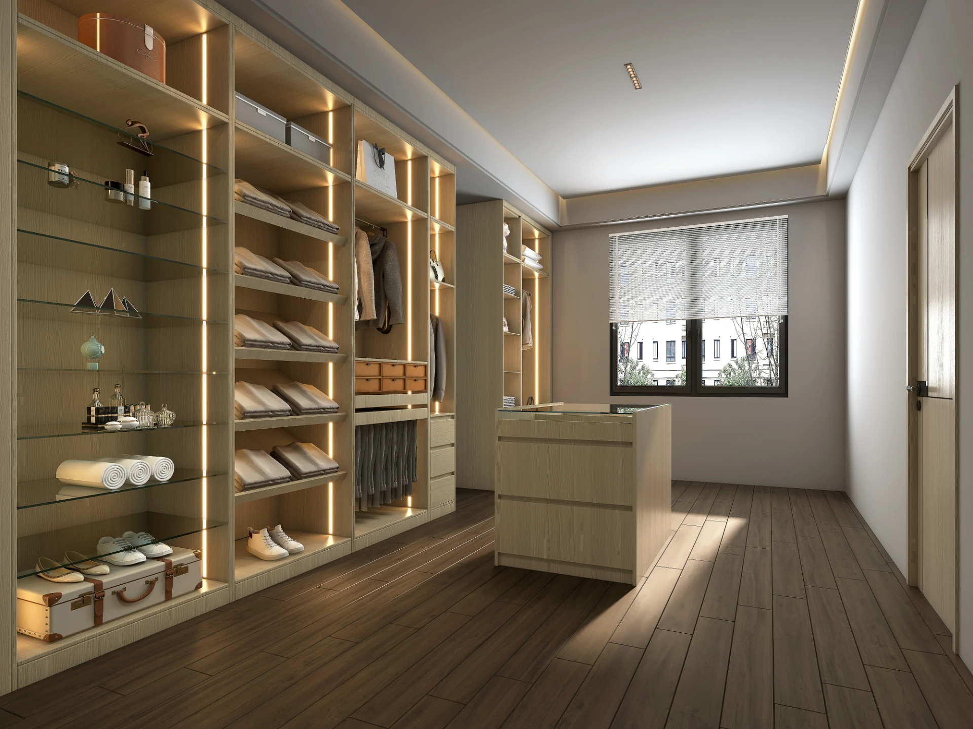 Factory Cheap Price Custom Modern Design Clothes Storage Organizer Wardrobe Bedroom Furniture Glass Door Wardrobe Closet Cabinet