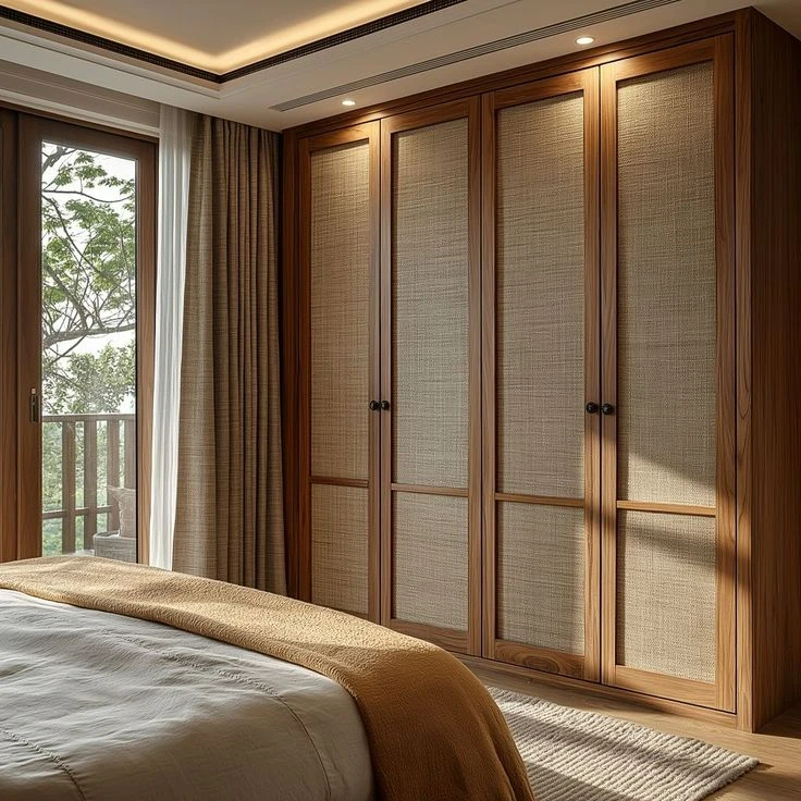Modern Customized Chinese Bedroom Furniture Durable Swing Wardrobe Door Designs