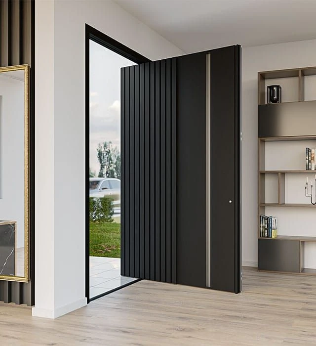 Crafted for Centuries: Artisanal Steel Pivot Door Systems
